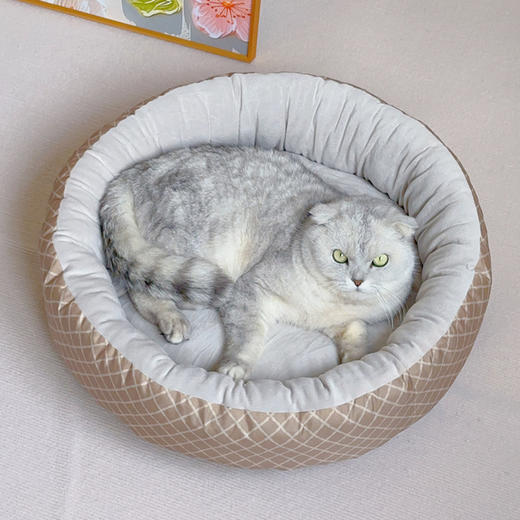 冬季加厚保暖宠物通用大圆窝55cm 商品图3