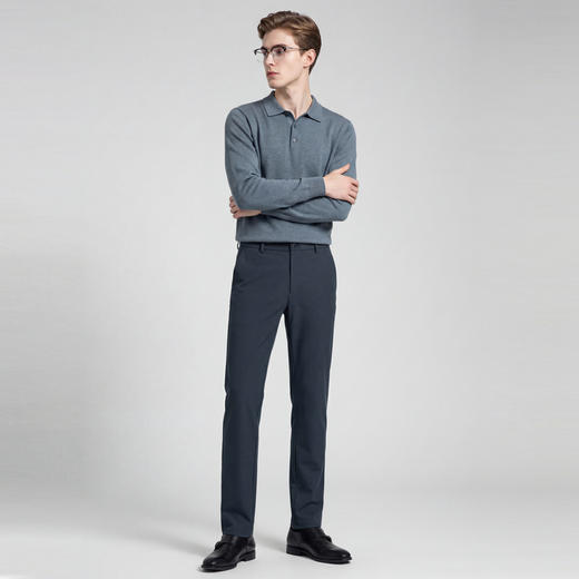 【防水%抗静电&远红外发热】圣得西2025年秋冬季男士通勤风休闲裤 商品图14