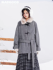 马得工地/MDGDWT141445/毛领呢料腰部绑带大衣 商品缩略图3