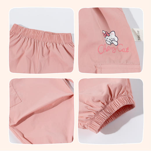 贝贝怡女童春秋工装裤 商品图11