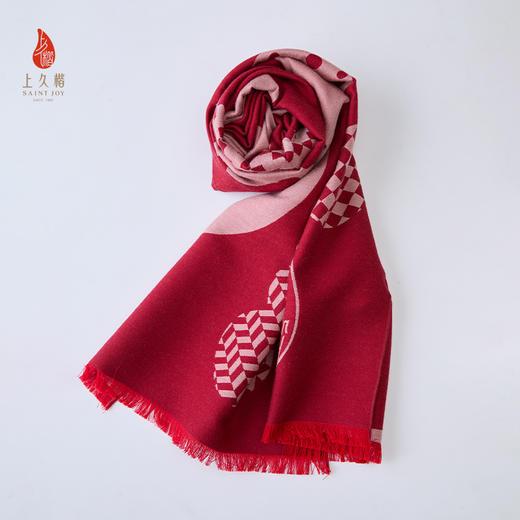 上久楷新中式国风文创礼盒送礼 宋锦挂件 丝羊绒长巾  福禄绵长 商品图11