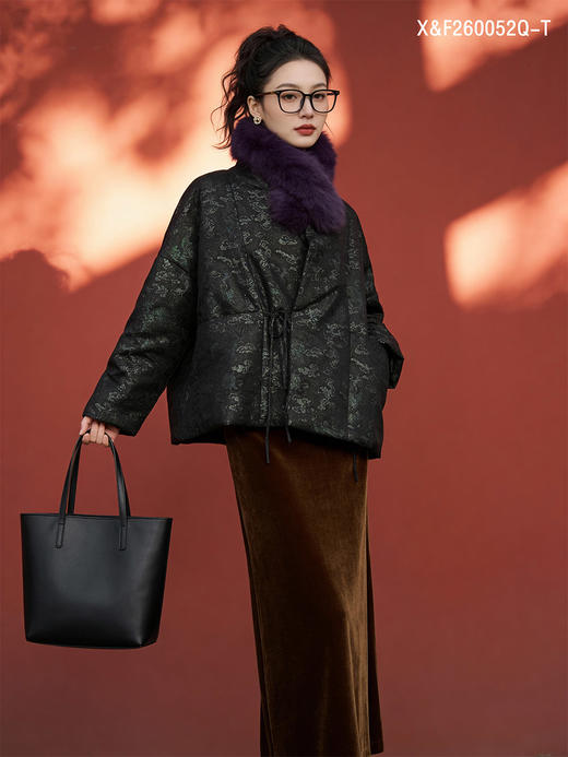 X&F260052Q羽绒服95白鹅绒 商品图1