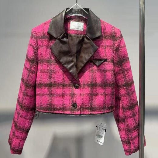 NC格子短版H型外套50915 冬季 250334268887 商品图3