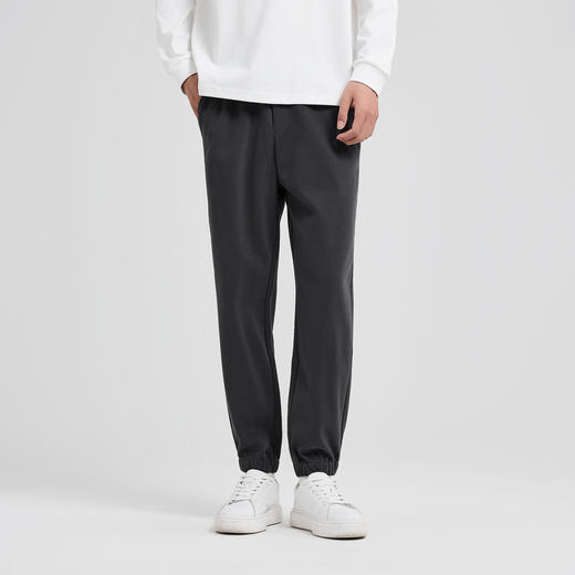 墨麦客男装精梳棉混纺束脚卫裤2025秋季新款全松紧腰裤子男91387 商品图3