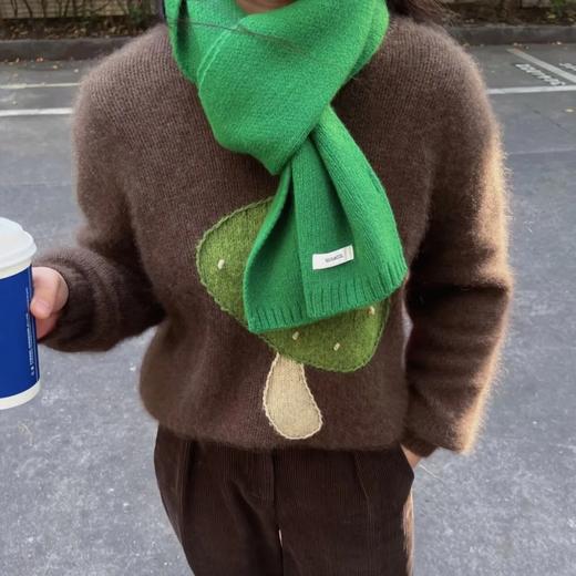 老米优品🎈福利！100%绵羊毛《韩里韩气针织围巾》 宽度长度都刚刚好，轻盈保暖   8色可选 商品图10