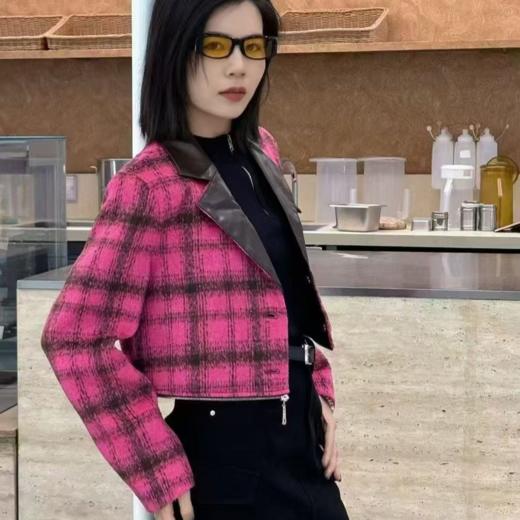 NC格子短版H型外套50915 冬季 250334268887 商品图1