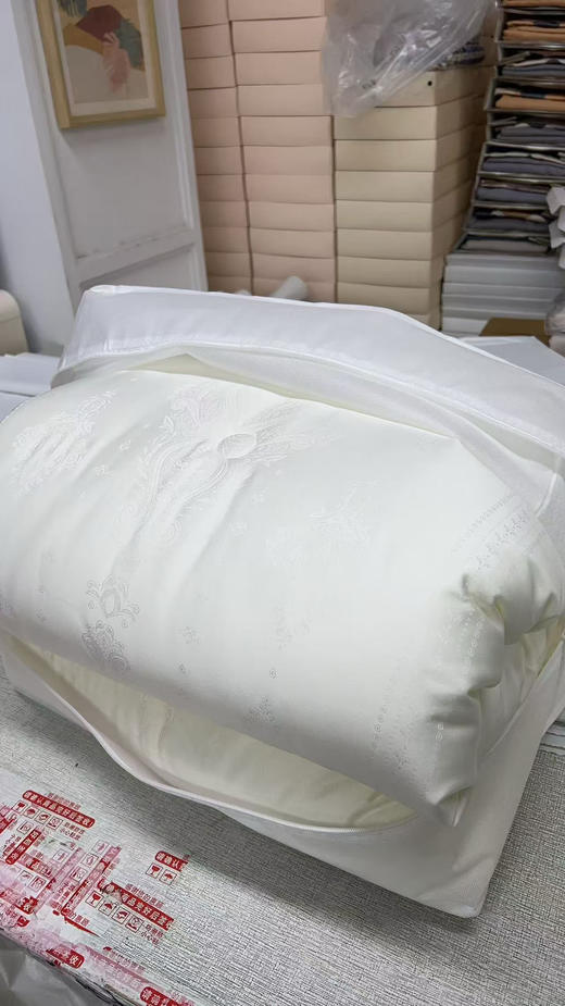 福利款！高端100s铂金木本蚕丝大豆冬被 35%蚕丝+20%大豆纤维+45%进口超细抗菌纤维 柔软温暖抑菌防螨 商品图6