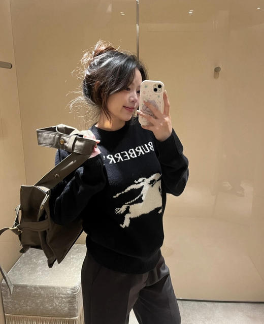Bur男女款骑士徽标羊毛针织衫122503 商品图11