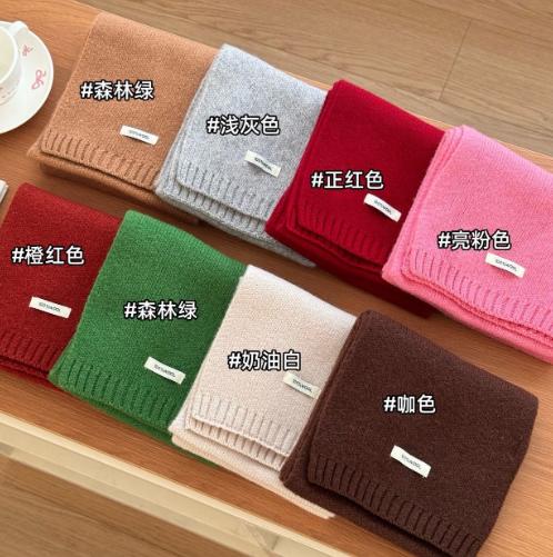 老米优品🎈福利！100%绵羊毛《韩里韩气针织围巾》 宽度长度都刚刚好，轻盈保暖   8色可选 商品图2