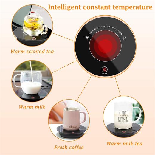 LiteLogy 高品质钢化玻璃加热盘 加固触控加热板 24小时智能恒温杯子加热器 商品图2