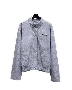 女款条纹刺绣夹克外套 可配套装hu017