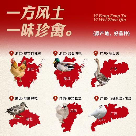 【新年礼券】蟹状元吉禽福宴母鸡老鸭鸽子冰鲜礼品套餐569-5688型 商品图1