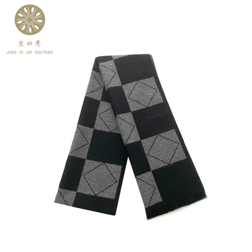 京四界·羊毛混纺围巾&毛呢手套  套装JSJA10-013 商品图2