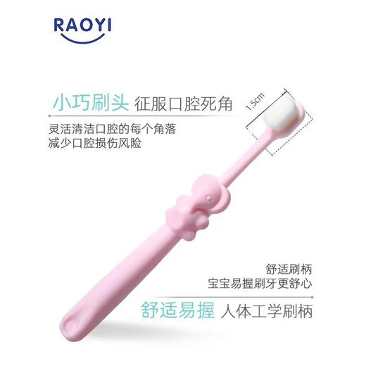 【春上新】9楼母婴生活馆 儿童万毛棉棉护齿牙刷2~12岁  活动价：15.9元/3支   29.9元/6支 商品图2