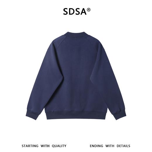 WY1549SDSA男士秋冬新款痞帅男装韩版简约纯色领口印花圆领卫衣百搭宽松 商品图5