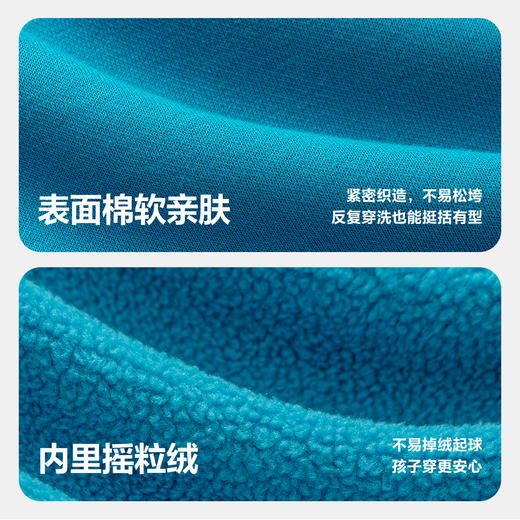 迷你巴拉巴拉男女童宝宝卫衣内里加绒萌趣2025冬新年不易变形上衣 商品图3