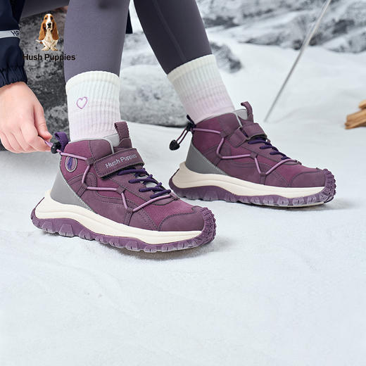 暇步士儿童冬季户外毛毛运动鞋，冬日小脚丫的温暖骑士！HP4905008 商品图9