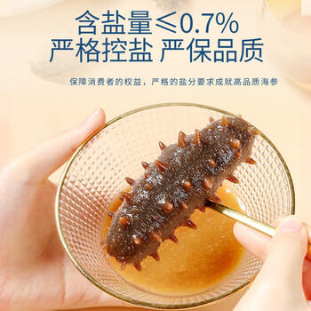 同仁堂子品牌总统牌 大连冻干海参速发辽参26g 16只海参礼盒补品干货 /粮油调味 /南北干货 /干海参 商品图5