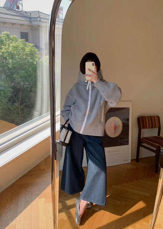 加拿大鹅家同款羊毛90新国标白鸭绒羽绒服飞行外套 商品图4