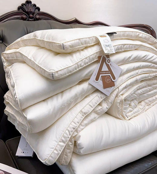 福利款！高端100s铂金木本蚕丝大豆冬被 35%蚕丝+20%大豆纤维+45%进口超细抗菌纤维 柔软温暖抑菌防螨 商品图5