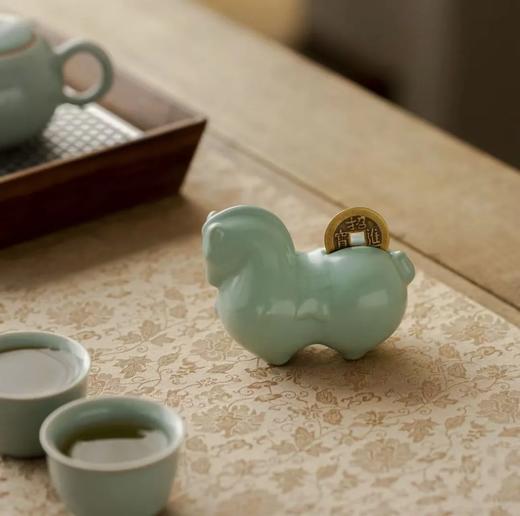 2026非遗汝瓷“有钱马” 汝山明出品 配赠礼盒、礼袋 送礼佳品【G】 商品图2