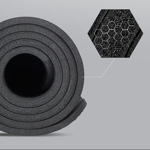 美穗吉家 加长多功能高回弹运动健身垫185x80x1cm 雾霾蓝 商品图3