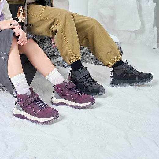 暇步士儿童冬季户外毛毛运动鞋，冬日小脚丫的温暖骑士！HP4905008 商品图5