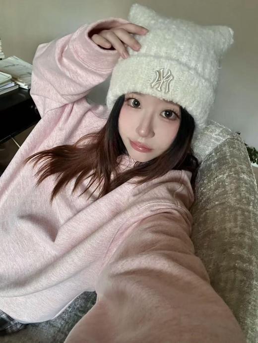 暖萌出圈 质感在线 m*b针织猫耳朵毛线帽！ 商品图7