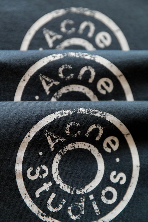 磨破做旧+复古印花，胸口小标tee。正肩式宽松圆领全棉t恤C122558 商品图10