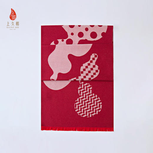 上久楷新中式国风文创礼盒送礼 宋锦挂件 丝羊绒长巾  福禄绵长 商品图12