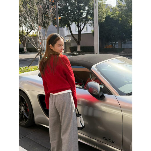 2512412    “新年” 细绞花 针织开衫 商品图3