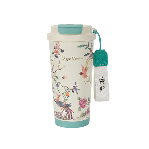 大英博物馆 东方梦境系列 凤栖春晓 便携咖啡保冷保温杯 商品图4