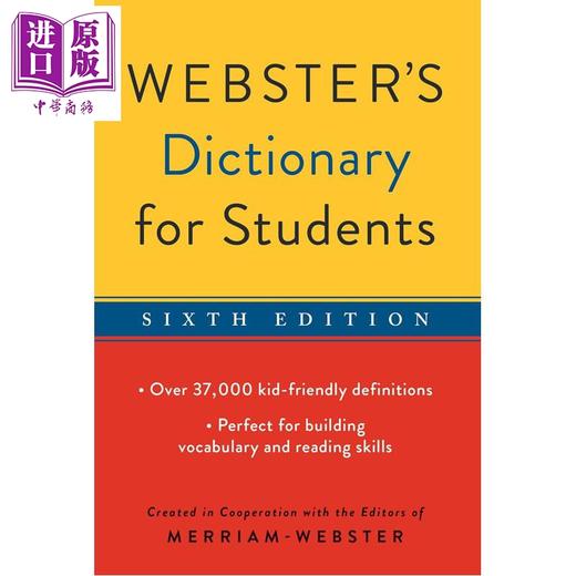 【中商原版】韦氏学生词典 第六版 Webster s Dictionary for Students Sixth Edition 英文原版韦氏词典 Merriam Webster 商品图0