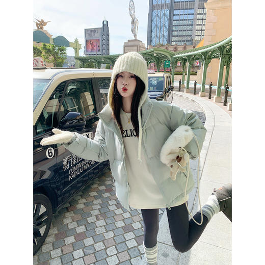 <曾小咸推荐>现货秒杀 ！微信超特价！韩系立领羽绒服 日常509.99 立减210 秒杀299.99！！ 商品图3