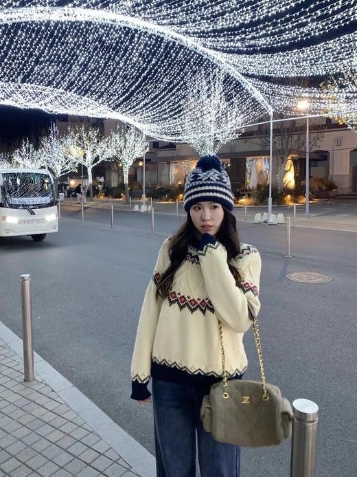 初雪童话【圣诞限定顶奢费尔岛毛衣】一眼贵的顶级羊毛纱线，如云雾般柔软高克重！重工厚实WD 商品图5