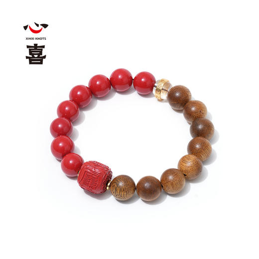 【诸事欢喜】【马年太岁符】 钻石世家X心喜 马上好运系列 马年太岁符朱砂沉香手串 鸿运当头 六面吉文  马上好运【结缘定制、无质量问题不支持退换货】预计3-5天发货 商品图1