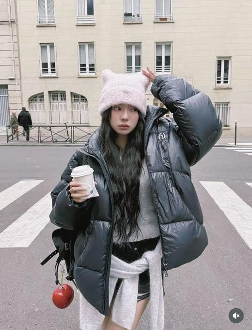 暖萌出圈 质感在线 m*b针织猫耳朵毛线帽！ 商品图5