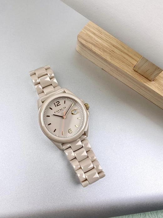 COACH蔻驰 GREYSON 腕表 石英机芯 陶瓷表带 商品图2