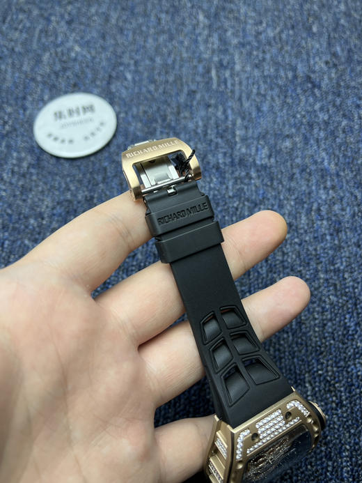 理查德米勒 RM052骷髅满天星 钻圈款 男士腕表 搭载定制一体手动上链机械机芯 商品图7