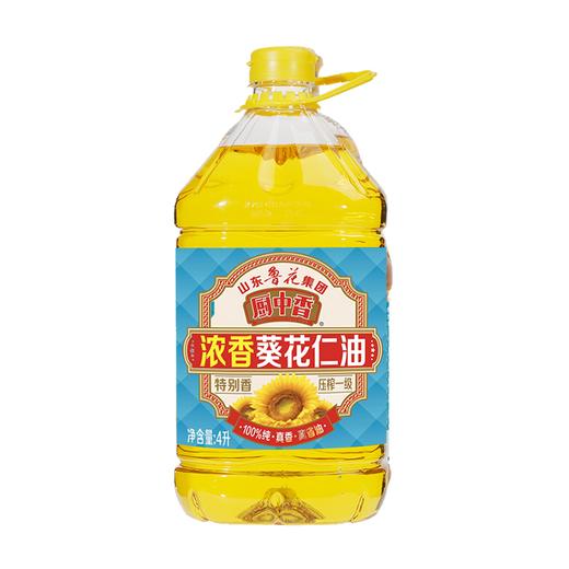 鲁花 厨中香浓香葵花仁油4L 商品图0