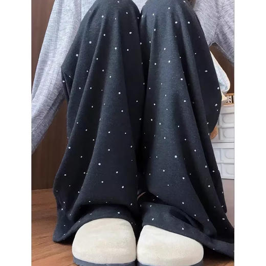 时尚百搭休闲印花减龄阔腿长裤-纪念日百货门店同款167745952 商品图3