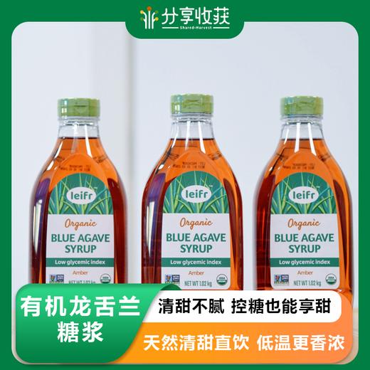 leifr有机龙舌兰糖浆墨西哥进口高甜度低升糖1.02kg保税发货代糖 商品图0