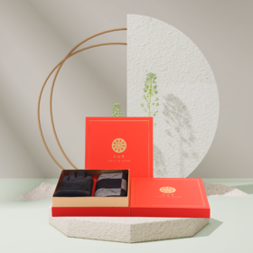 京四界·羊毛混纺围巾&毛呢手套  套装JSJA10-013