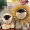 【手工皮*草狮子毛绒挂件】真貉子毛+獭兔毛 支持鉴定❗️​ 原创设计 duang duang chao蓬松~​🦁狮来运转、开启好运🎁既有狮子威武的形象​ 又不失萌趣可爱~ 商品缩略图0