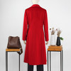 FOCALS新款修身显瘦中长款时尚翻领毛呢大衣外套FYJDK790 商品缩略图4