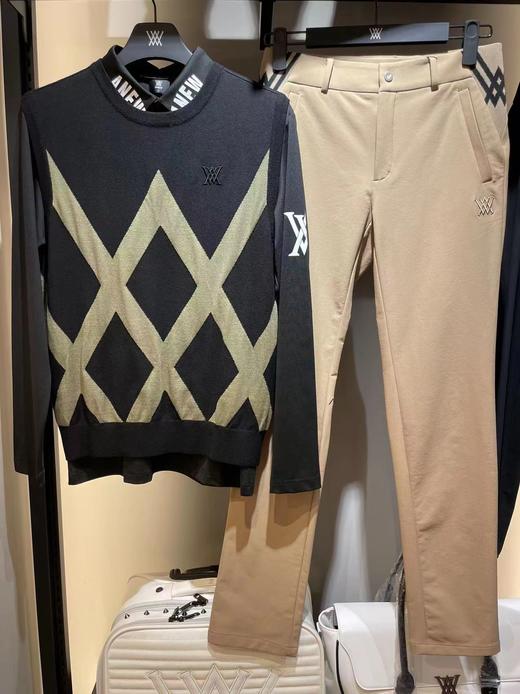 Anew家男士撞色针织背心来了！海报主打款，原面料❗️黑色，碳灰主色大方百搭，撞色logo提花高级有态度！ 商品图3