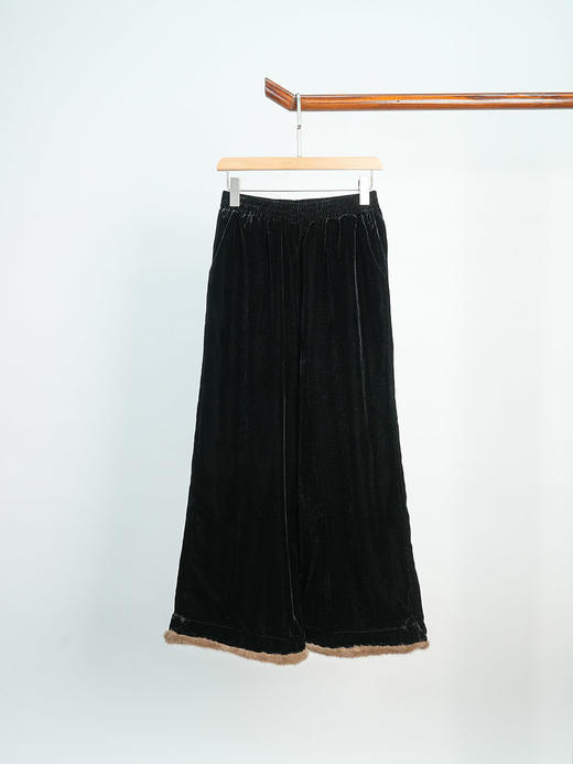 Z252891-T丝绒裤子 商品图1