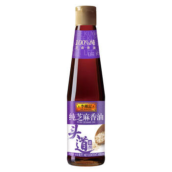 李锦记 纯芝麻香油410ml【一级】100%纯芝麻 物理压榨头道浓香 油碟凉拌 /粮油调味 /调味品 /调味油 商品图4