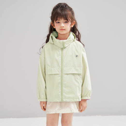 笛莎Deesha 2026春季女童时尚户外休闲防水连帽外套 商品图3