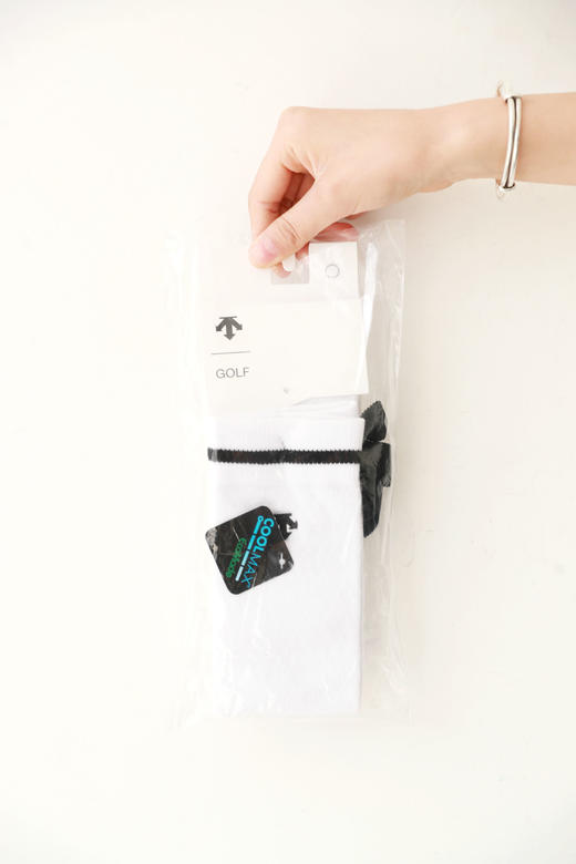 高尔夫蝴蝶结小腿袜，原包装品相。小标刺绣软支撑运动袜C122560 商品图13